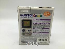 Nintendo Game Boy Color Clear Handheld System with Box Used From Japan F/S