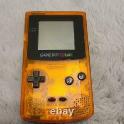 Nintendo Game Boy Color Clear Orange DAIEI Hawks limited Edition