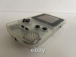 Nintendo Game Boy Color Clear Translucent With Game Ready To Play