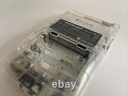 Nintendo Game Boy Color Clear Translucent With Game Ready To Play