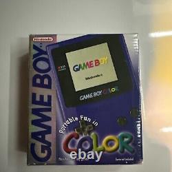 Nintendo Game Boy Color Colour Handheld System Grape Tested Working