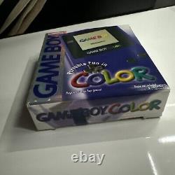 Nintendo Game Boy Color Colour Handheld System Grape Tested Working