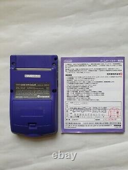 Nintendo Game Boy Color Console Grape / Purple Boxed Japan Edition