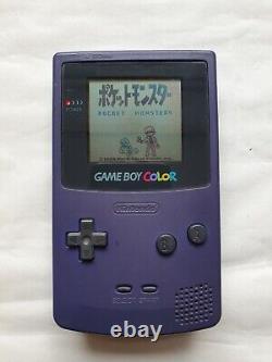 Nintendo Game Boy Color Console Grape / Purple Boxed Japan Edition