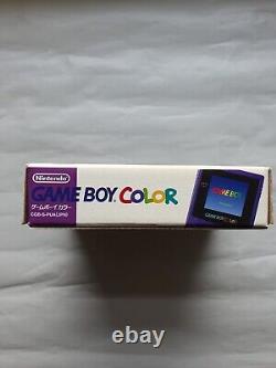 Nintendo Game Boy Color Console Grape / Purple Boxed Japan Edition