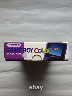 Nintendo Game Boy Color Console Grape / Purple Boxed Japan Edition