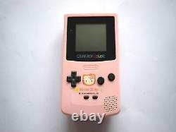 Nintendo Game Boy Color Console Pink Hello Kitty Special Edition RARE