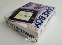 Nintendo Game Boy Color Console Violet Transparent PAL EUR