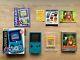 Nintendo Game Boy Color Gbc Blue Console Boxed With Game Boy Gb Donkey Kong Land