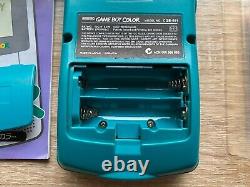 Nintendo Game Boy Color GBC Blue Console Boxed with Game Boy GB Donkey Kong Land