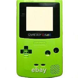 Nintendo Game Boy Color GBC Q5 IPS Backlit Mod KIT KIWI GREEN Shell Button
