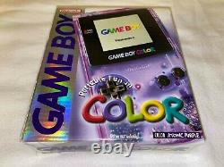 Nintendo Game Boy Color Gameboy GBC Atomic Purple NEW, SEALED Immaculate