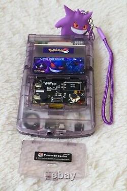 Nintendo Game Boy Color Gengar Haunter Pokemon OLED IPS Screen USB-C Retro GBC