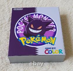 Nintendo Game Boy Color Gengar Haunter Pokemon OLED IPS Screen USB-C Retro GBC