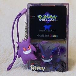 Nintendo Game Boy Color Gengar Pokemon Laminated IPS Screen Retro GBC Gameboy