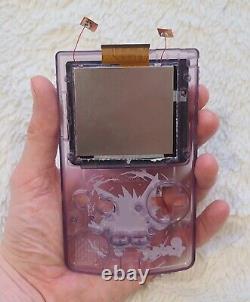 Nintendo Game Boy Color Gengar Pokemon Laminated IPS Screen Retro GBC Gameboy