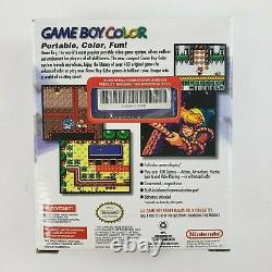 Nintendo Game Boy Color Grape 1998 1st Edition NEW FACTORY SEALED MINT