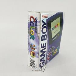 Nintendo Game Boy Color Grape 1998 1st Edition NEW FACTORY SEALED MINT