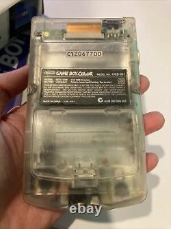 Nintendo Game Boy Color Handheld Console Clear WITH BOX Japanese Ver