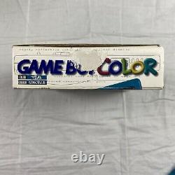 Nintendo Game Boy Color Handheld Game Console Teal Complete In Box CIB