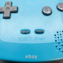Nintendo Game Boy Color Handheld Game Console Teal. + Little Mermaid game