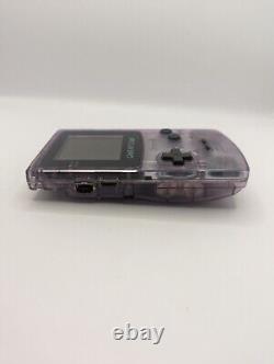 Nintendo Game Boy Color Handheld System Atomic Purple With Games