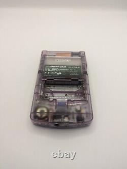 Nintendo Game Boy Color Handheld System Atomic Purple With Games