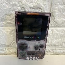 Nintendo Game Boy Color Handheld System Clear Purple (CGB-001)