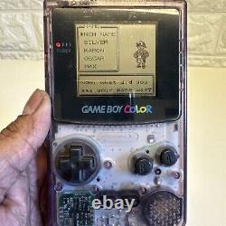 Nintendo Game Boy Color Handheld System Clear Purple (CGB-001)