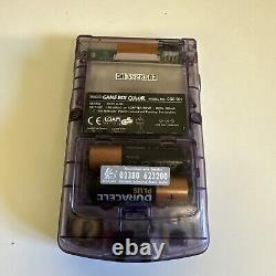 Nintendo Game Boy Color Handheld System Clear Purple (CGB-001)