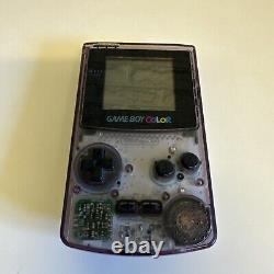 Nintendo Game Boy Color Handheld System Clear Purple (CGB-001)