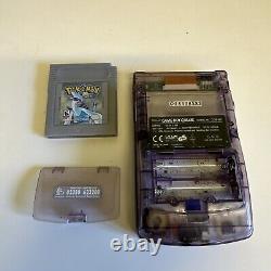 Nintendo Game Boy Color Handheld System Clear Purple (CGB-001)