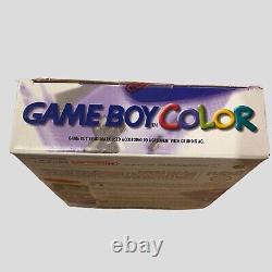 Nintendo Game Boy Color Handheld System Grape Purple Colour Boxed