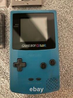 Nintendo Game Boy Color Handheld System Teal + Everdrive
