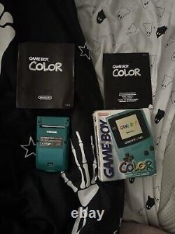 Nintendo Game Boy Color Handheld System Teal boxed