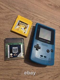 Nintendo Game Boy Color Handheld System Teal with Pokémon