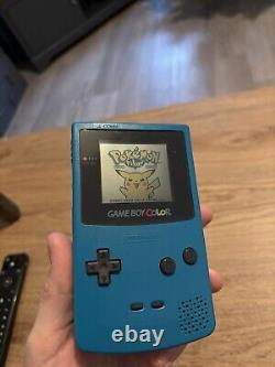 Nintendo Game Boy Color Handheld System Teal with Pokémon