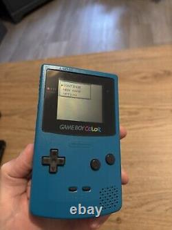 Nintendo Game Boy Color Handheld System Teal with Pokémon