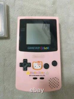 Nintendo Game Boy Color Hello Kitty Pink LimitedWith box With instructions