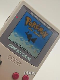 Nintendo Game Boy Color IPS BACKLIT SCREEN + CHARGEABLE BATTERY DMG SHELL