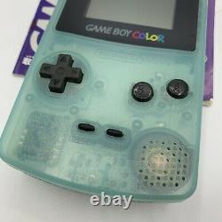 Nintendo Game Boy Color Ice Blue 100% OEM With Manual MATCHING SERIAL Works RARE