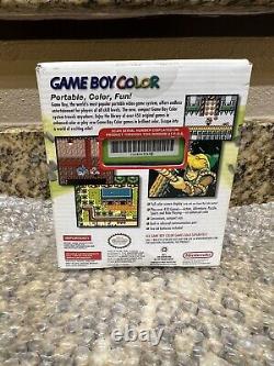Nintendo Game Boy Color Kiwi Green Handheld New Sealed Box VERY RARE