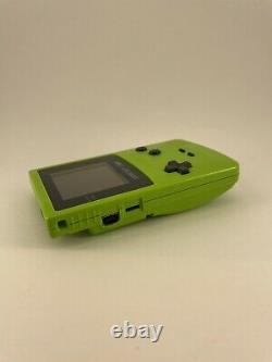Nintendo Game Boy Color Kiwi Green Launch Edition Tested Works Console CGB-001