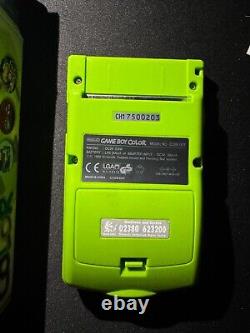 Nintendo Game Boy Color Kiwi/lime green with box & manuals