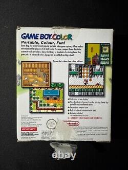 Nintendo Game Boy Color Kiwi/lime green with box & manuals