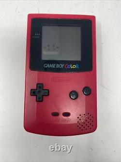Nintendo Game Boy Color Launch Edition Berry Handheld System