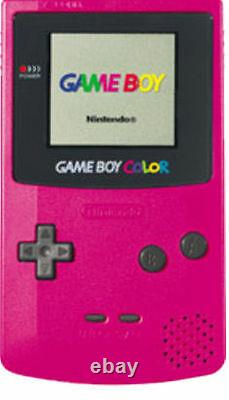 Nintendo Game Boy Color Launch Edition Berry Handheld System REFURBISHED