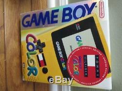 Nintendo Game Boy Color Limited Edition Tommy Hilfiger Dandelion Yellow KCAB
