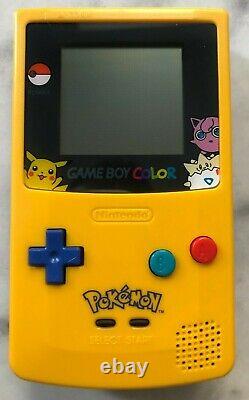 Nintendo Game Boy Color Limited Pokemon Pikachu Edition NEW SHELL