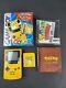 Nintendo Game Boy Color Limited Pokemon Yellow Edition System Complete Box Read